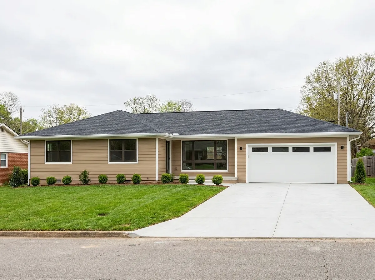 Ranch renovation exterior